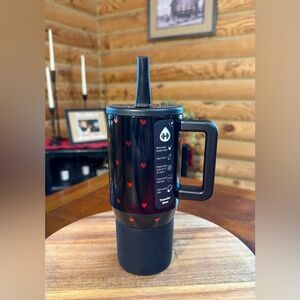 QUEEN OF HEARTS HydroJug 20oz Sport VALENTINES Straw Tumbler • SOLD OUT